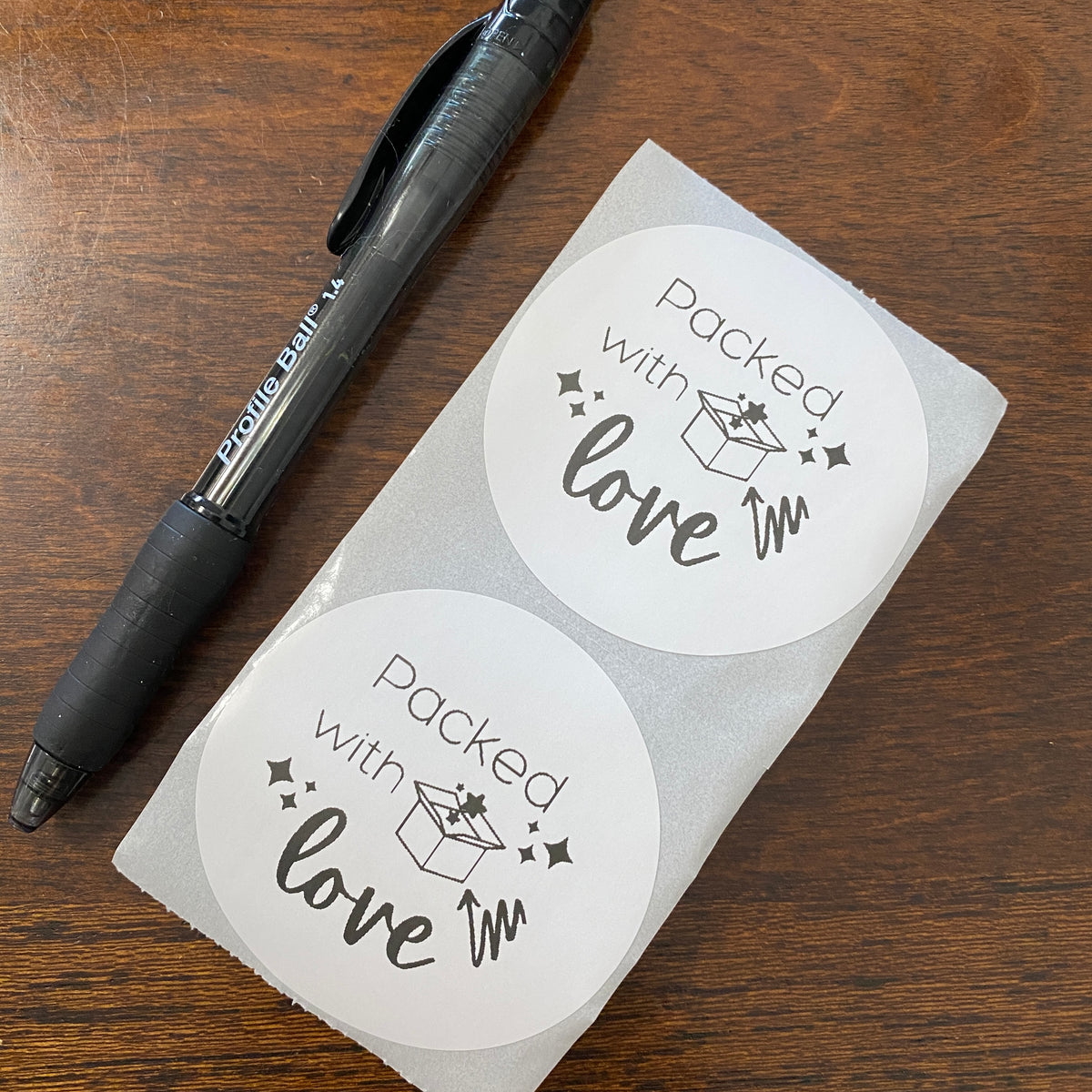 Thermal Sticker - Round - Custom Design