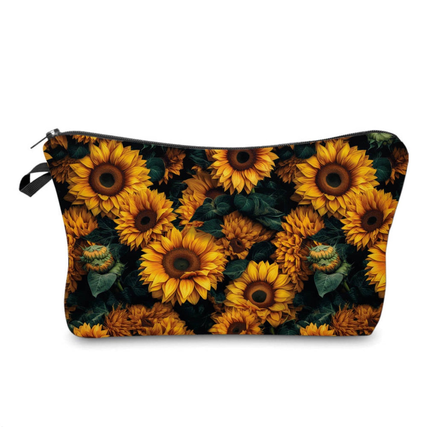 Pouch & Mini Pouch Set - Sunflower Green Leaves