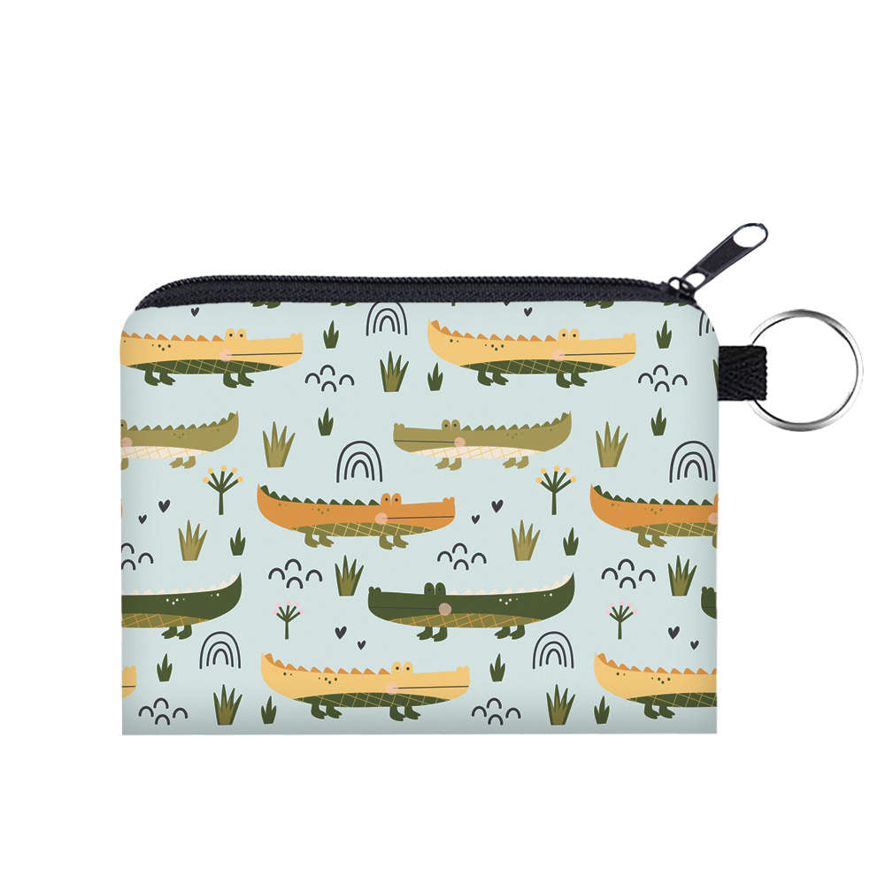 Pouch & Mini Pouch Set - Alligator Crocodile