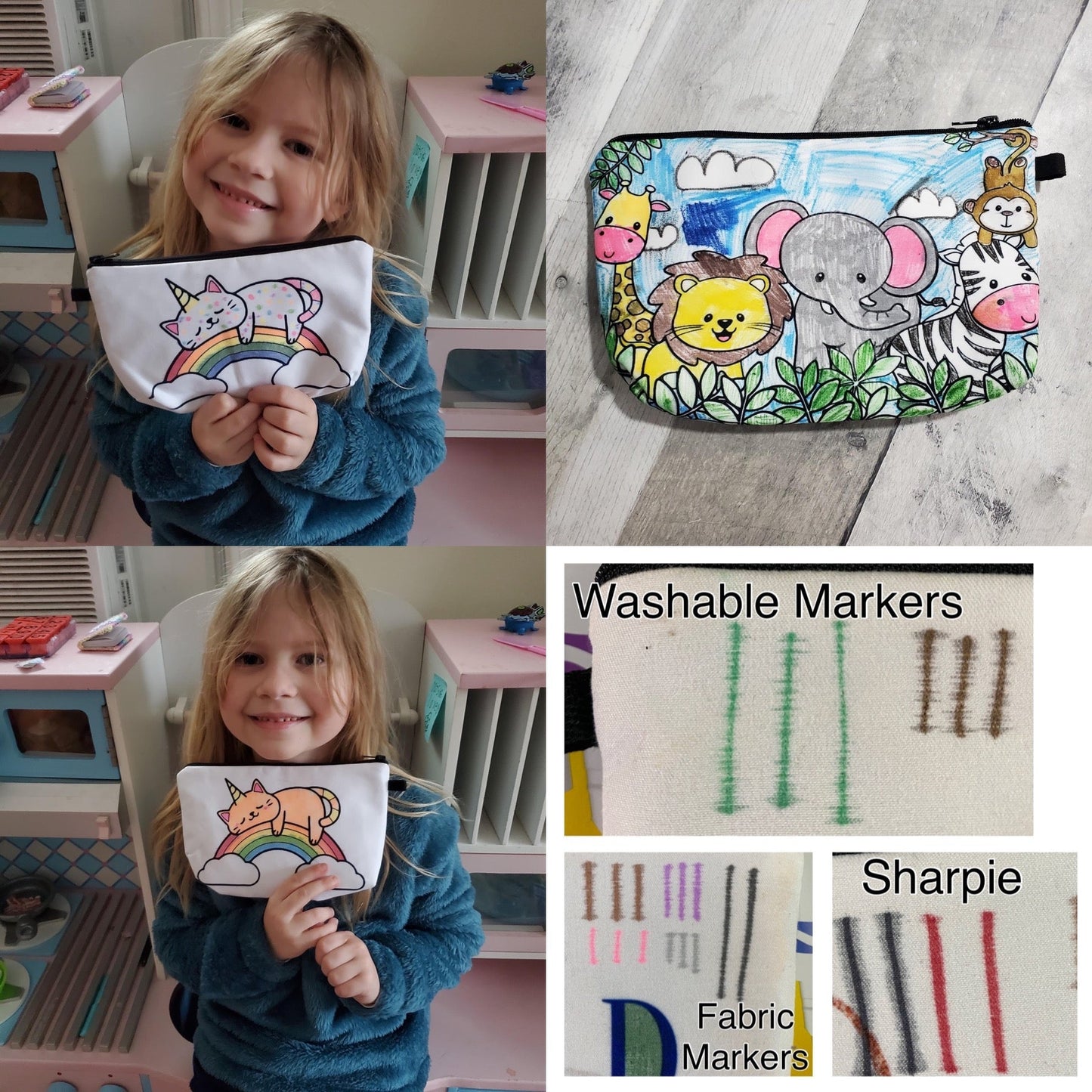 Pouch - Coloring, Mermaid