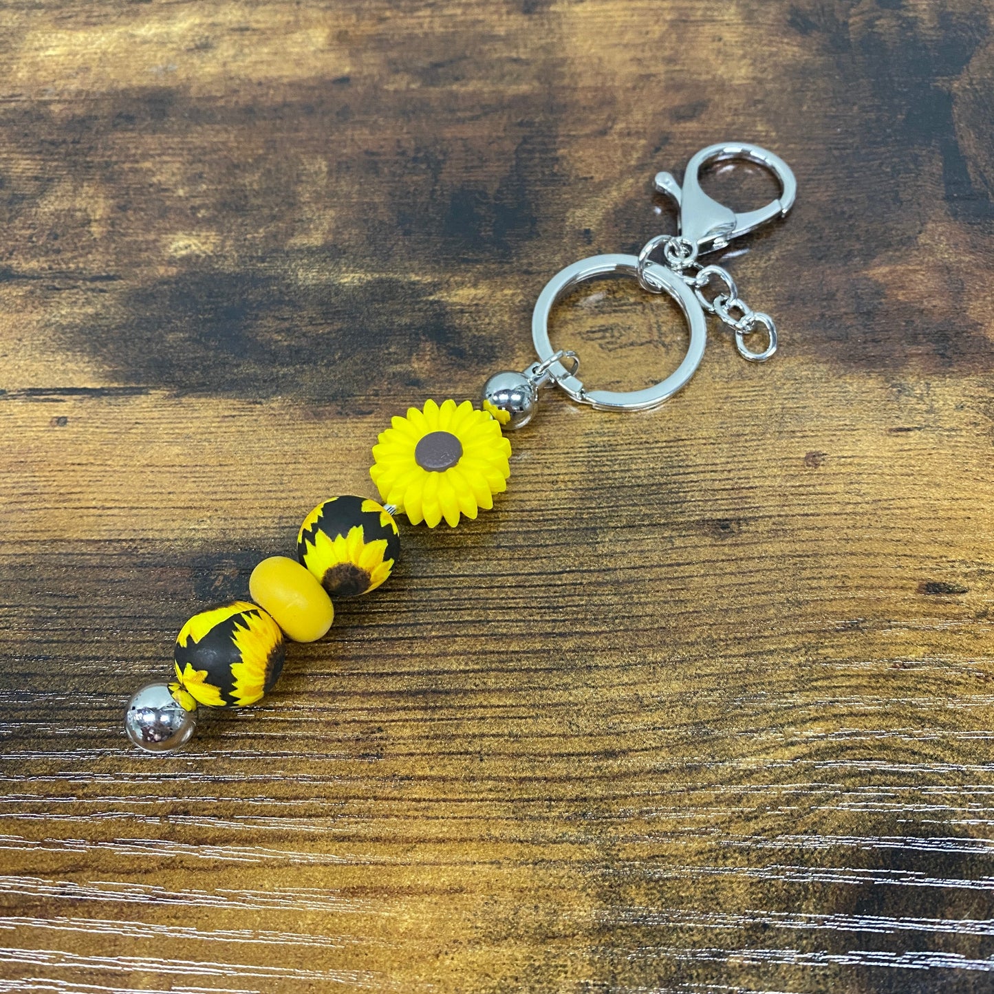 Silicone Bead Keychain