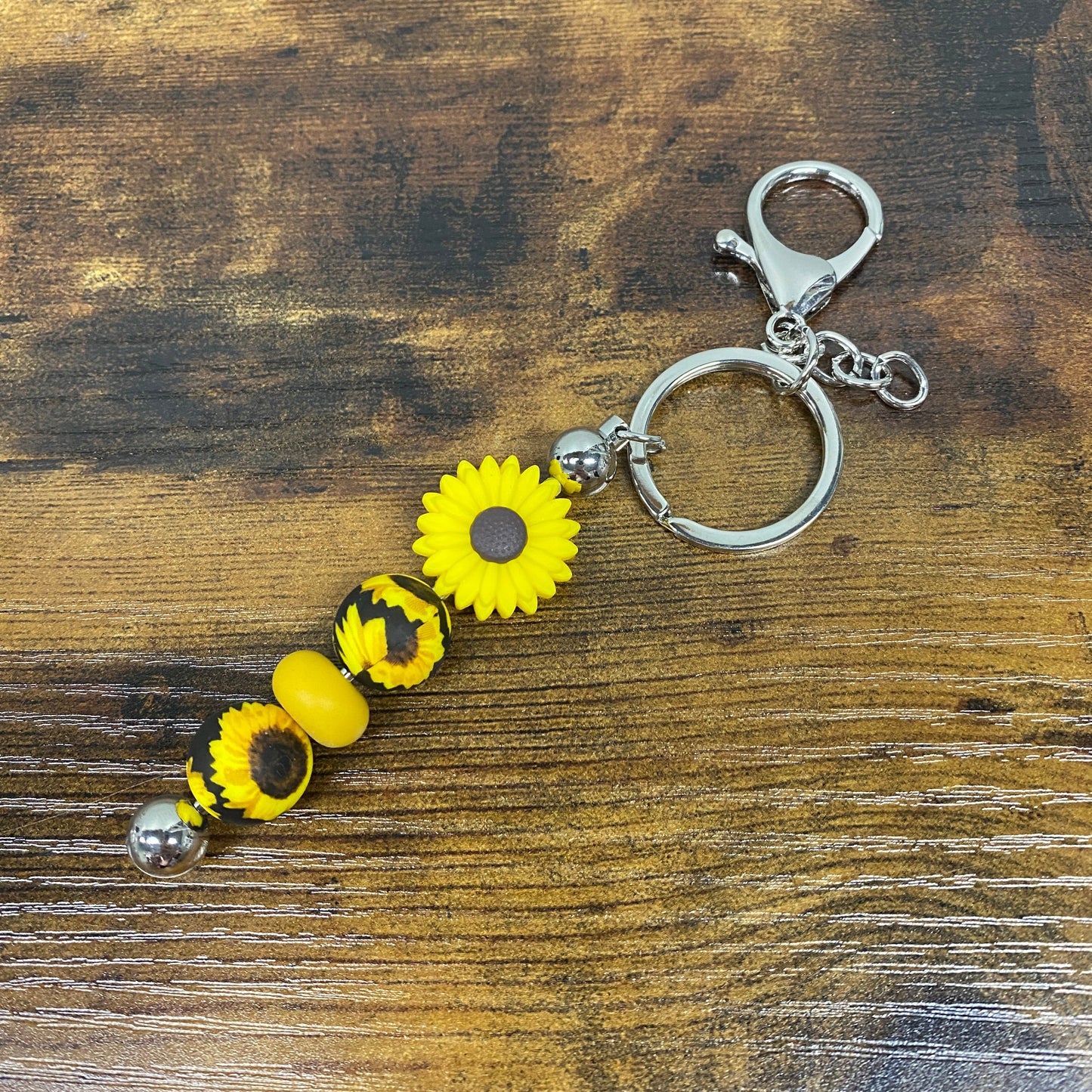 Silicone Bead Keychain