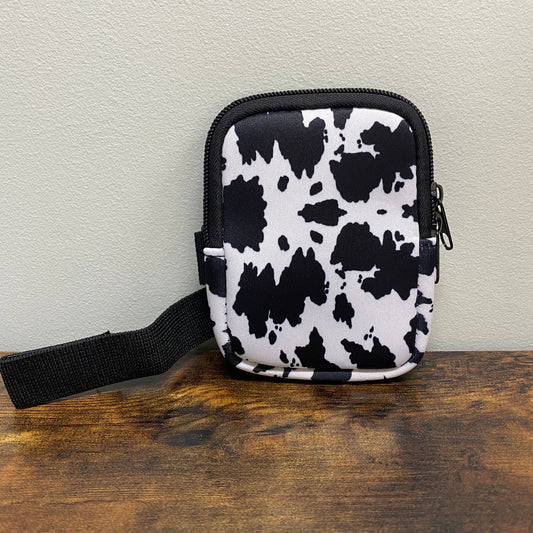 Tumbler Fanny - Black Cow Black Zipper