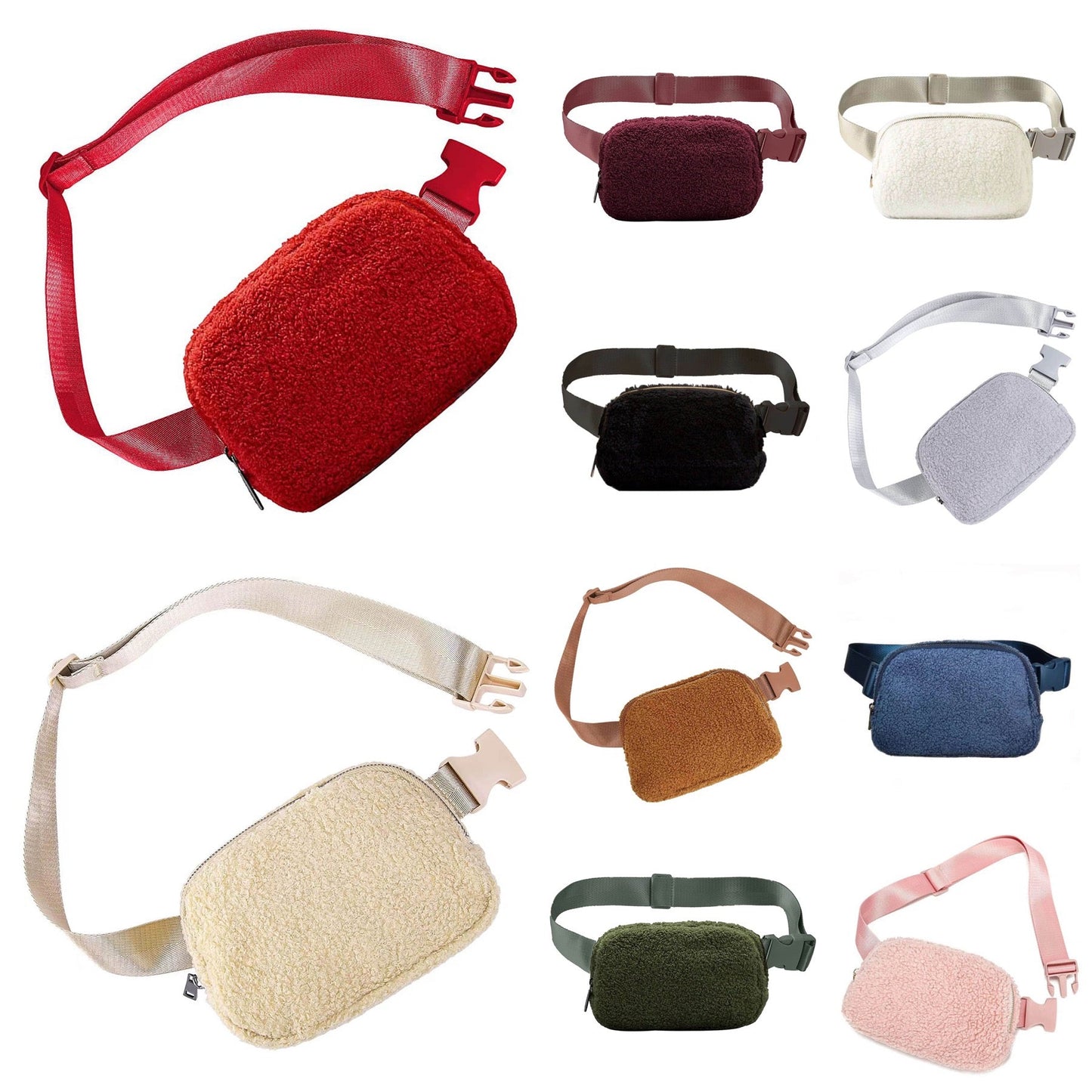 The Nylon Belt Bag - Sherpa
