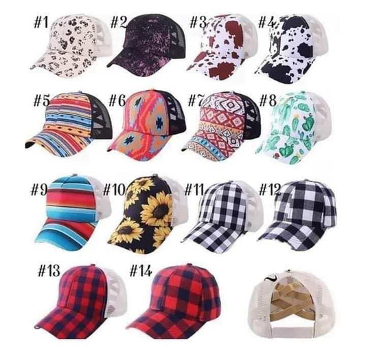 Hat - Criss Cross Ponytail #2