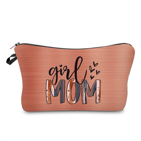 Pouch - Mom, Girl Mom Rose Gold